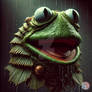Kermit as The Creature from Black Lagoon